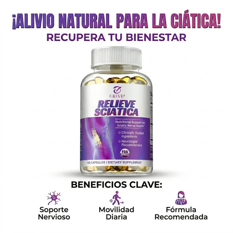 Relieve Sciatica - Alivio Profundo para Ciática Natural