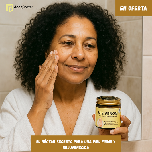 Crema de Veneno de Abeja - El Néctar SECRETO para una Piel FIRME y REJUVENECIDA