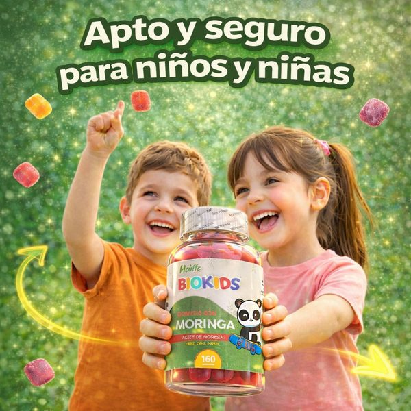 Gomitas Moringa BioKids Para Niños