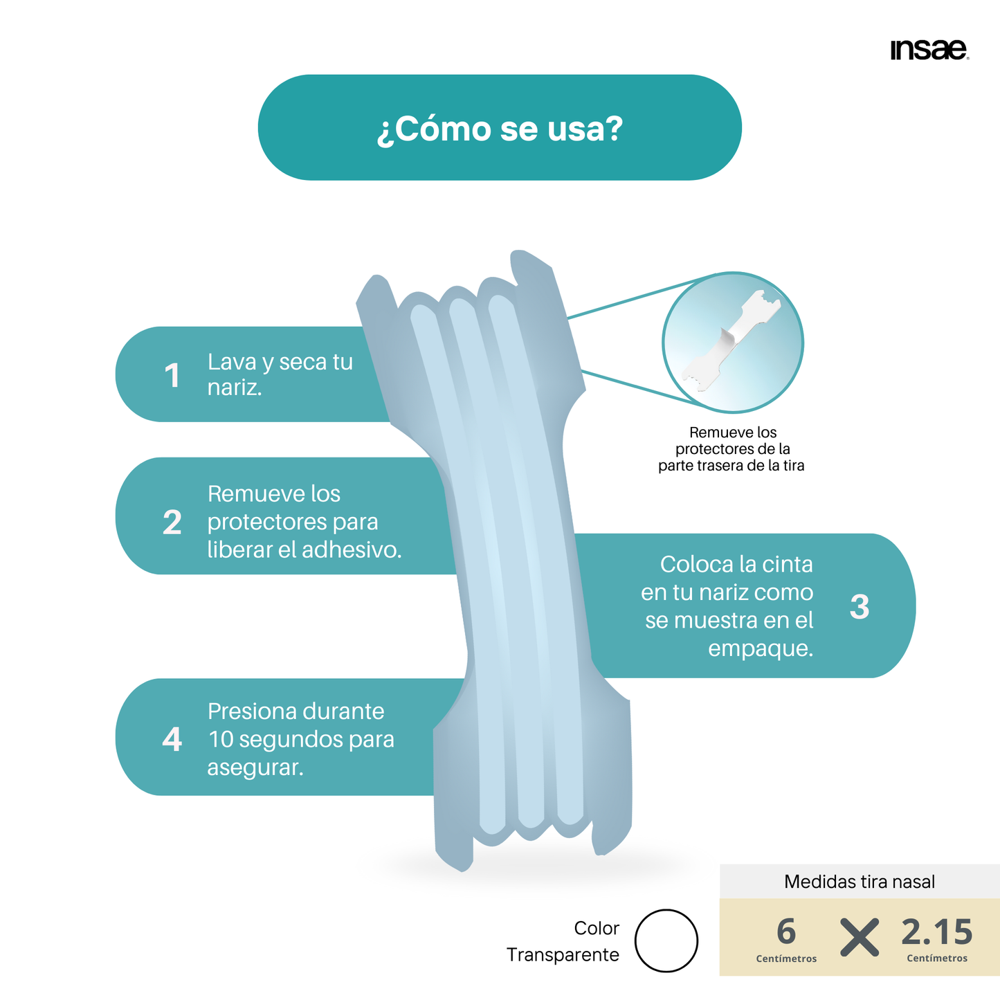 Kit Respira Fácil: 30 tiras nasales y 30 cintas bucales