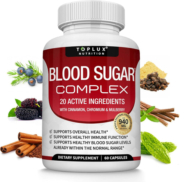 BLOOD SUGAR COMPLEX - Control Natural para el Azúcar en la Sangre
