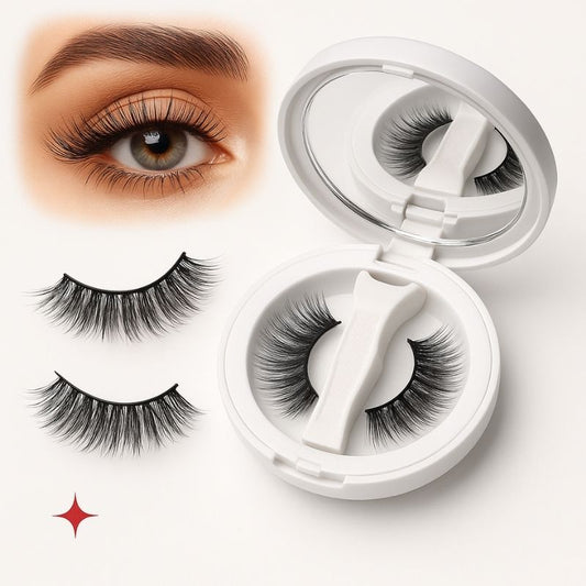 Kit de Pestañas Magnéticas Reutilizables (Duran hasta 3 meses)