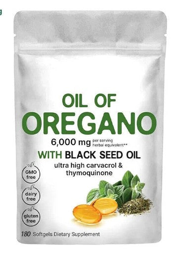 Aceite de Orégano y Comino Negro (180 CÁPSULAS -  3 MESES)